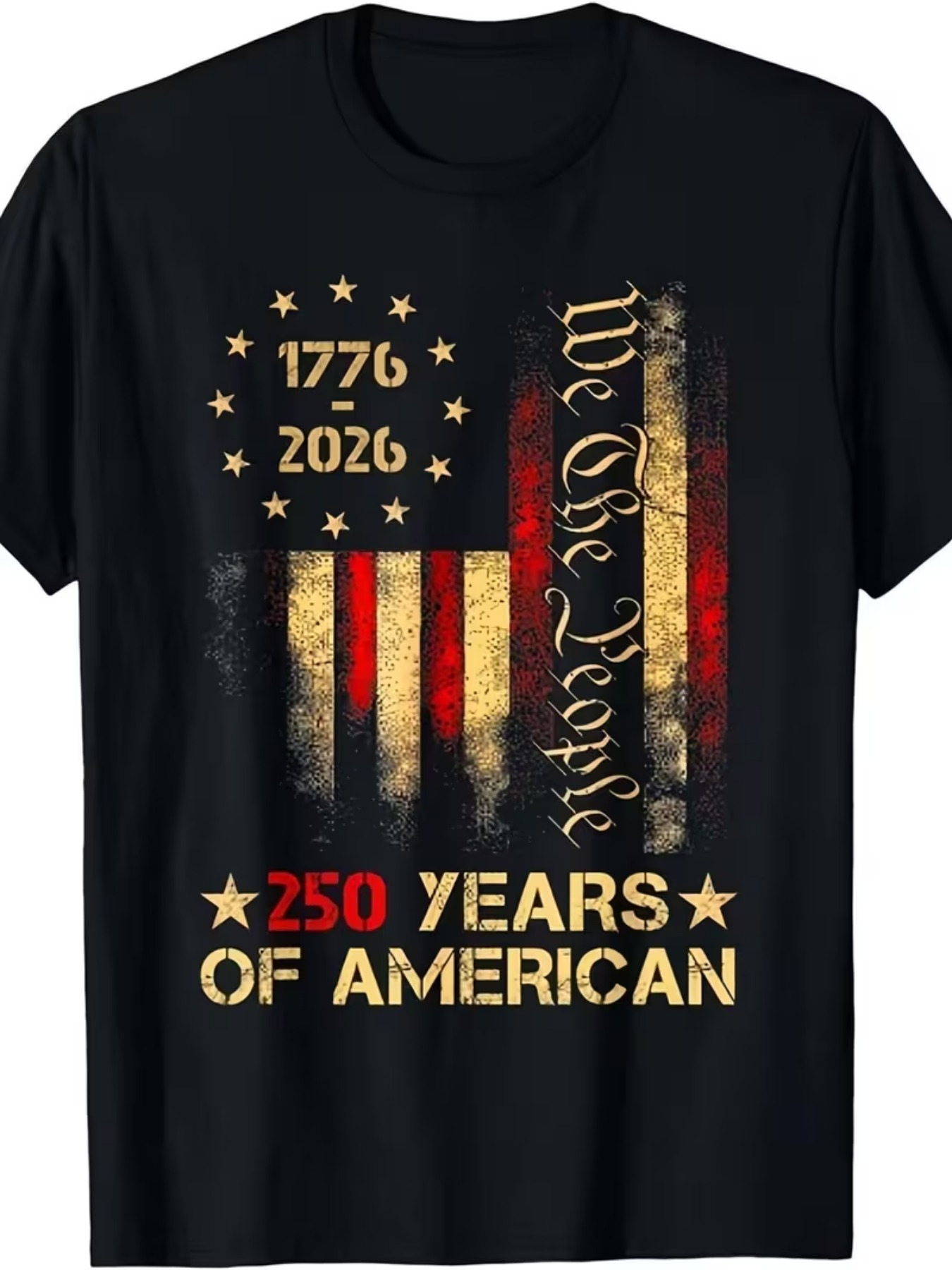 Vintage Fashion Events - Men's Vintage 1776-2026 American Heritage T-Shirt