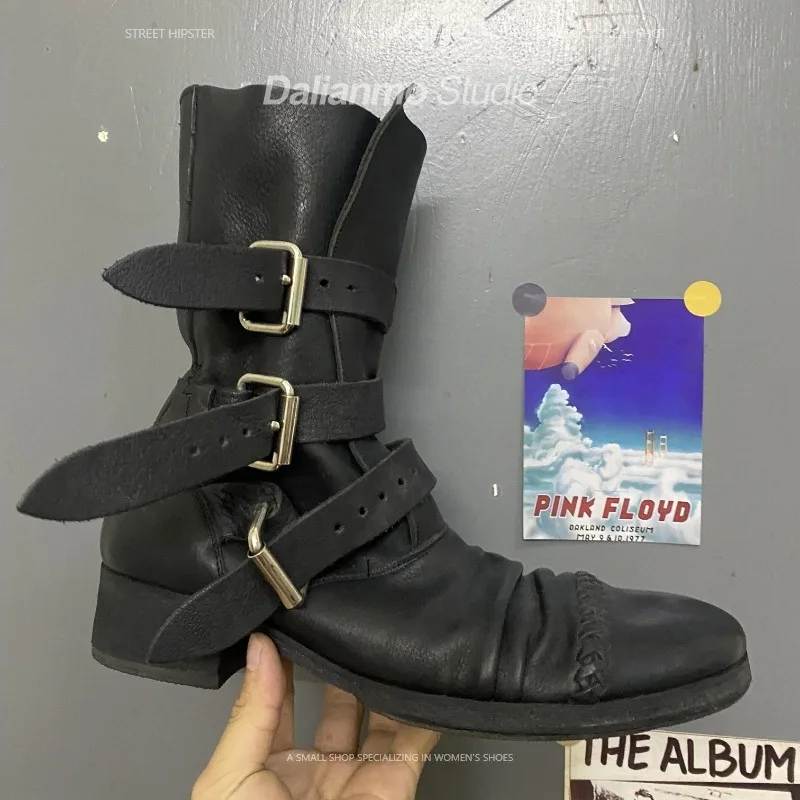 Fashion Men's Genuine Leather  - đánh giá và giá Vintage Fashion Style Men