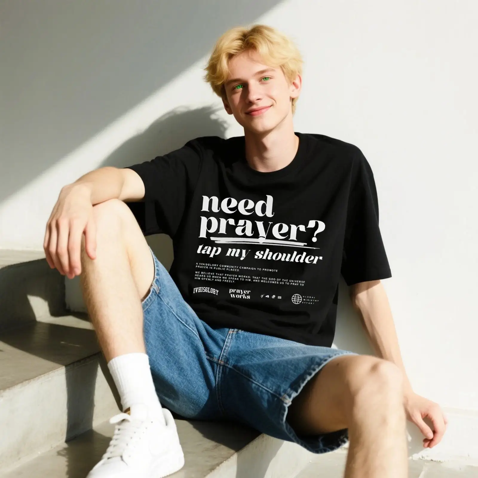Prayer Works Campaign T Shirt  - đánh giá và giá Vintage Fashion Campaigns