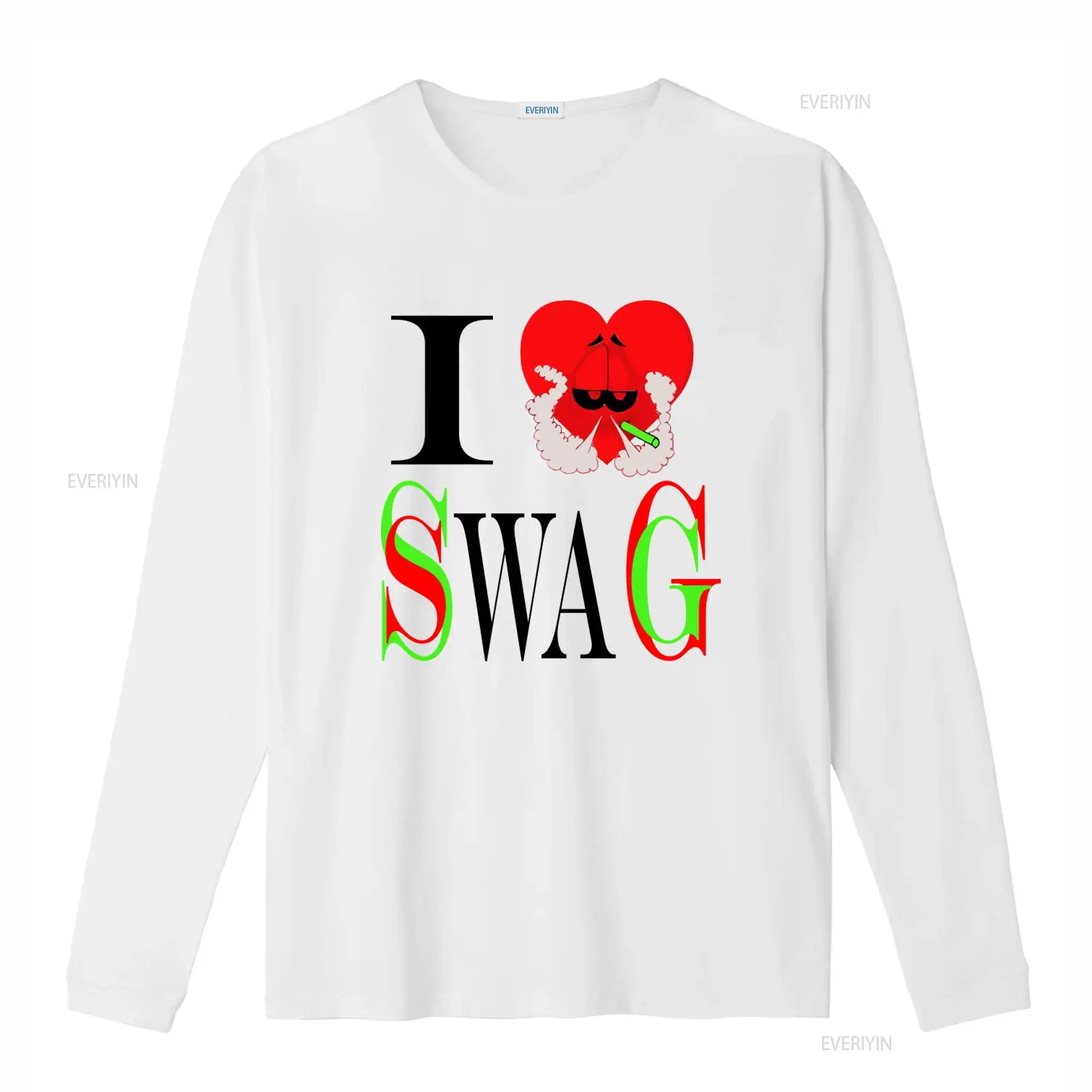 I Swag Heart Print T shirt Ret - đánh giá và giá Vintage Fashion Style Men