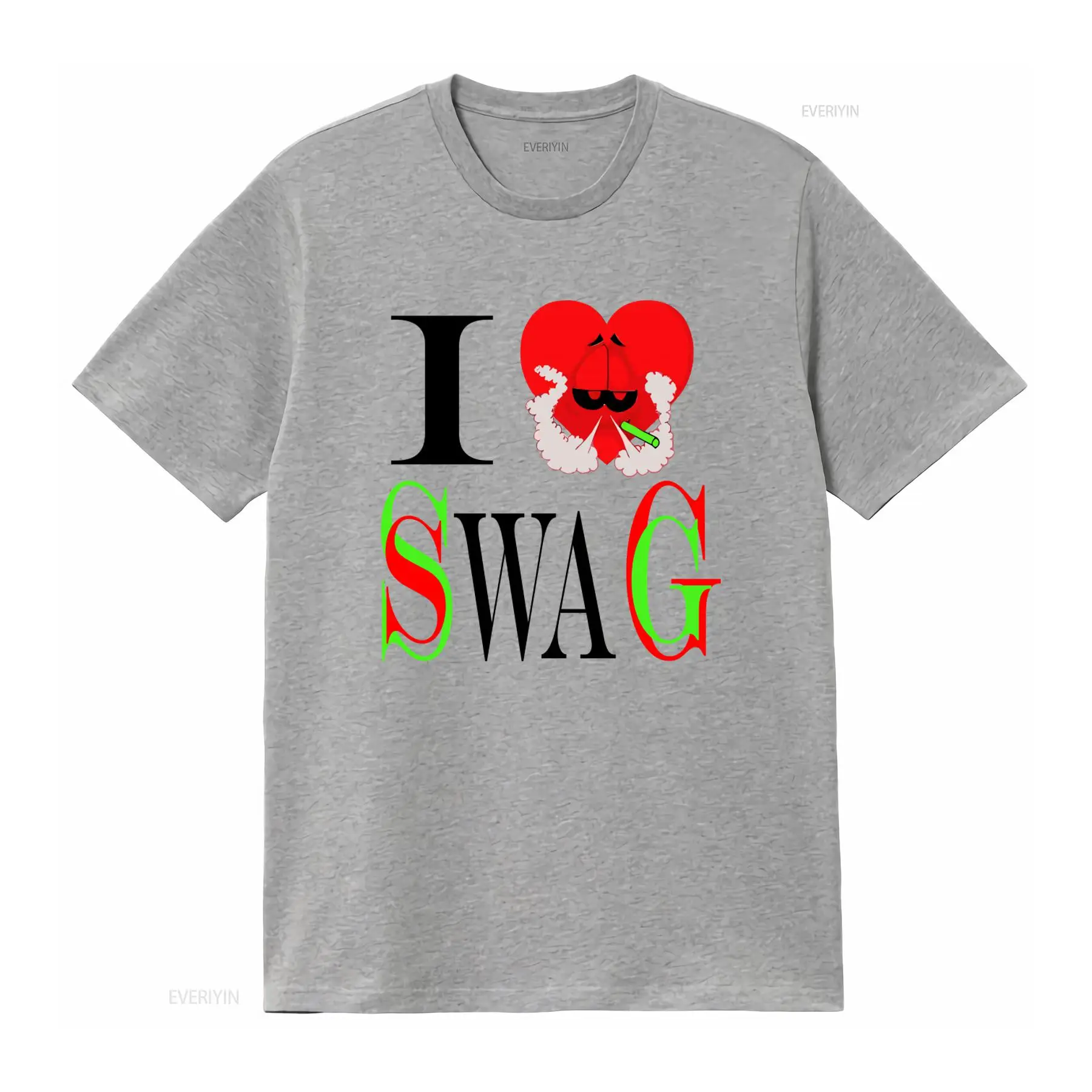 I Swag Heart Print T shirt Ret - đánh giá và giá Vintage Fashion Style Men