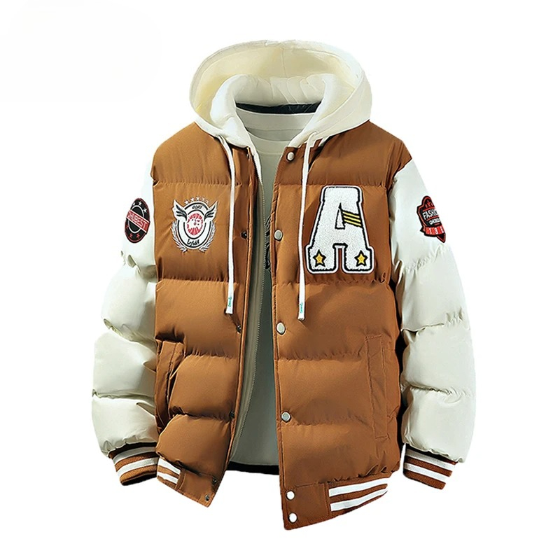 Plus 6XL Winter Men Outdoor Wi - đánh giá và giá Varsity Jacket Wool