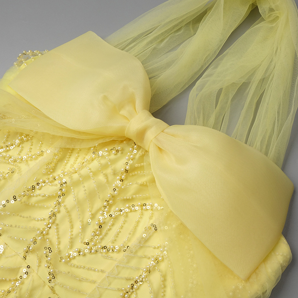 Vintage Yellow Mesh Sequin Pro - đánh giá và giá Vintage Fashion Exhibition
