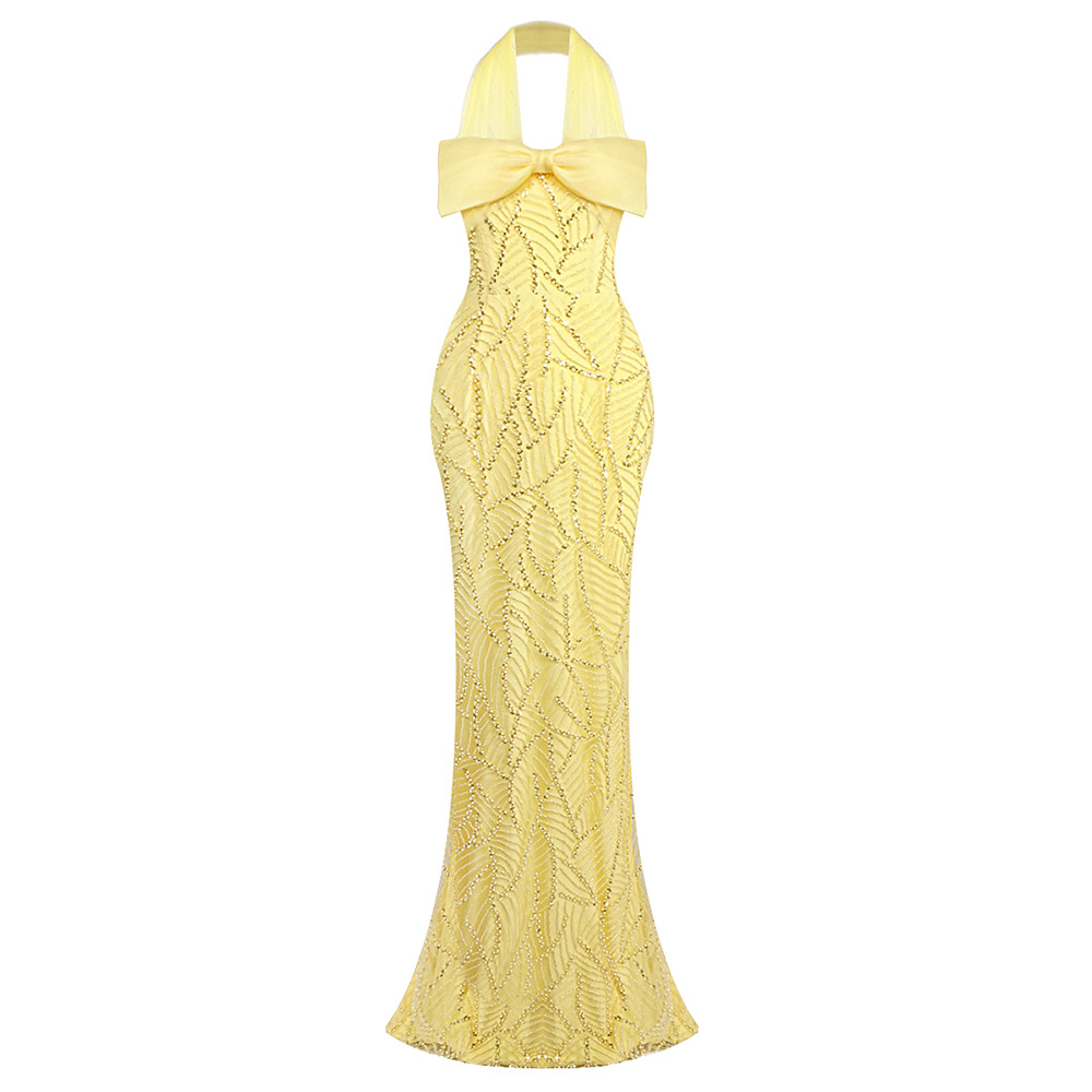 Vintage Yellow Mesh Sequin Pro - đánh giá và giá Vintage Fashion Exhibition