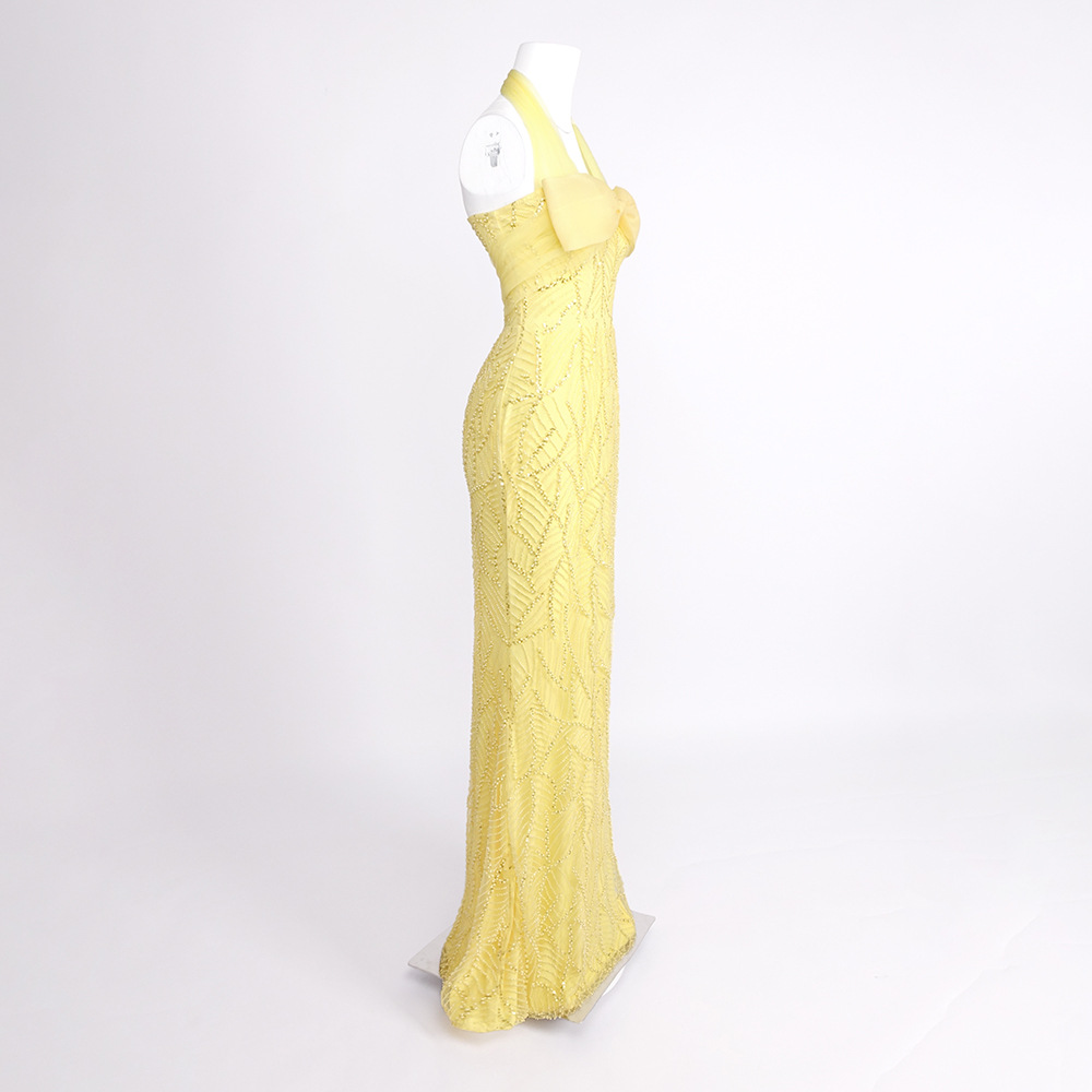 Vintage Yellow Mesh Sequin Pro - đánh giá và giá Vintage Fashion Exhibition