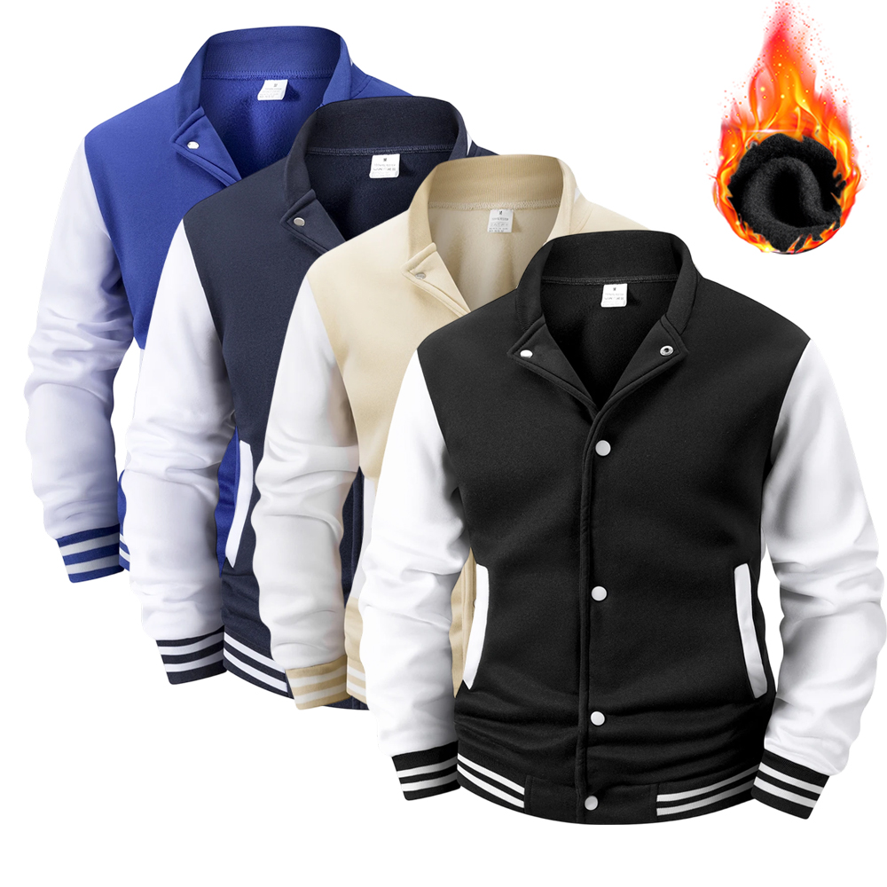 Men's Fleece-Lined Varsity Jac - đánh giá và giá Varsity Jacket Wool