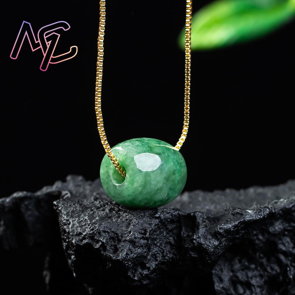 Natural Real Jade Bead Pendant - đánh giá và giá Vintage Fashion Designers