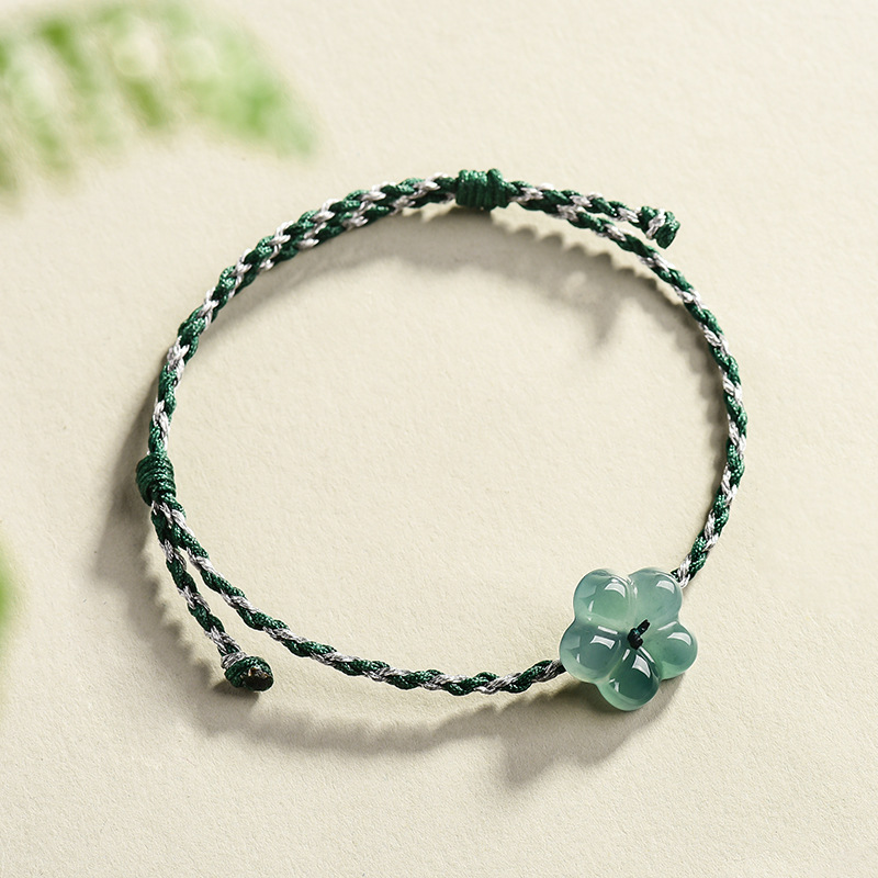 Burmese Jadeite Flower Bracele - đánh giá và giá Vintage Fashion Accessories