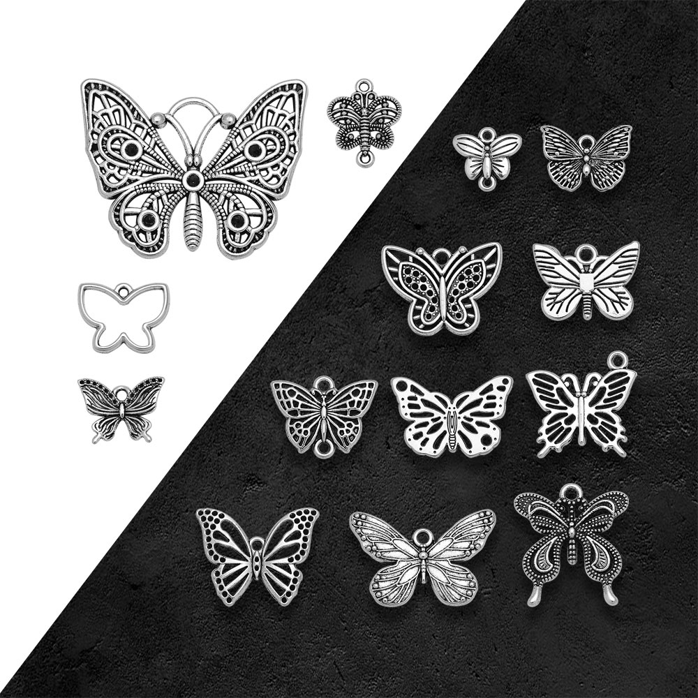 Cổ Mạ Bạc Hình Con Bướm Dễ Thư - đánh giá và giá Vintage Fashion Resale