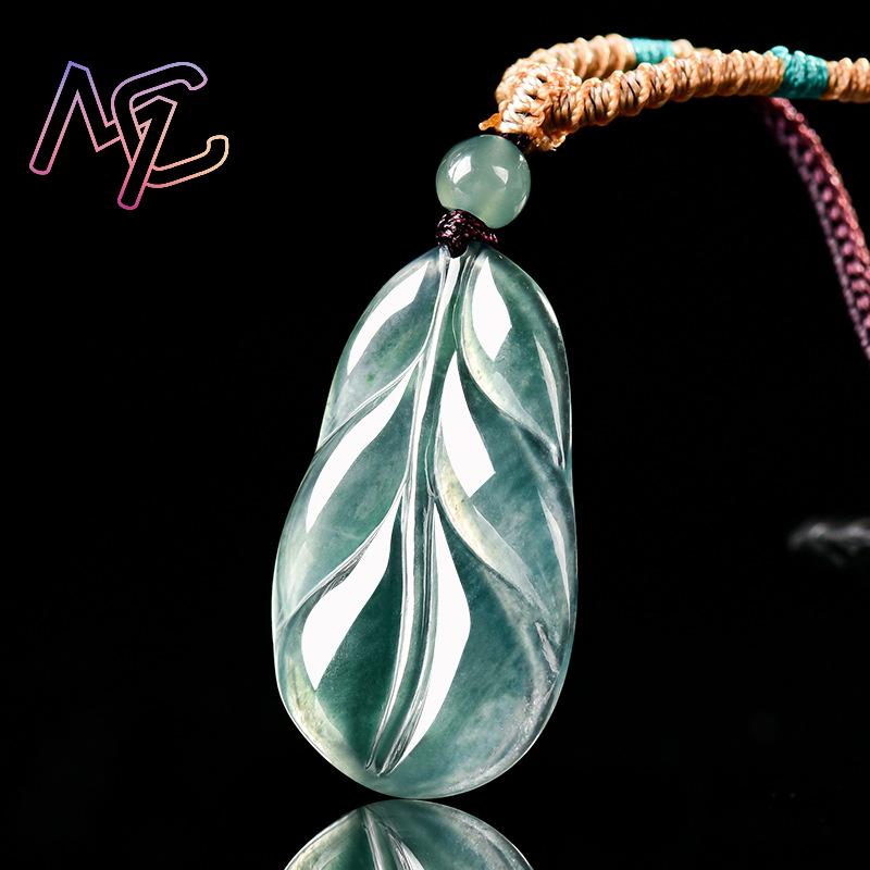 Myanmar Jadeite Leaf Pendant G - đánh giá và giá Vintage Fashion Designers
