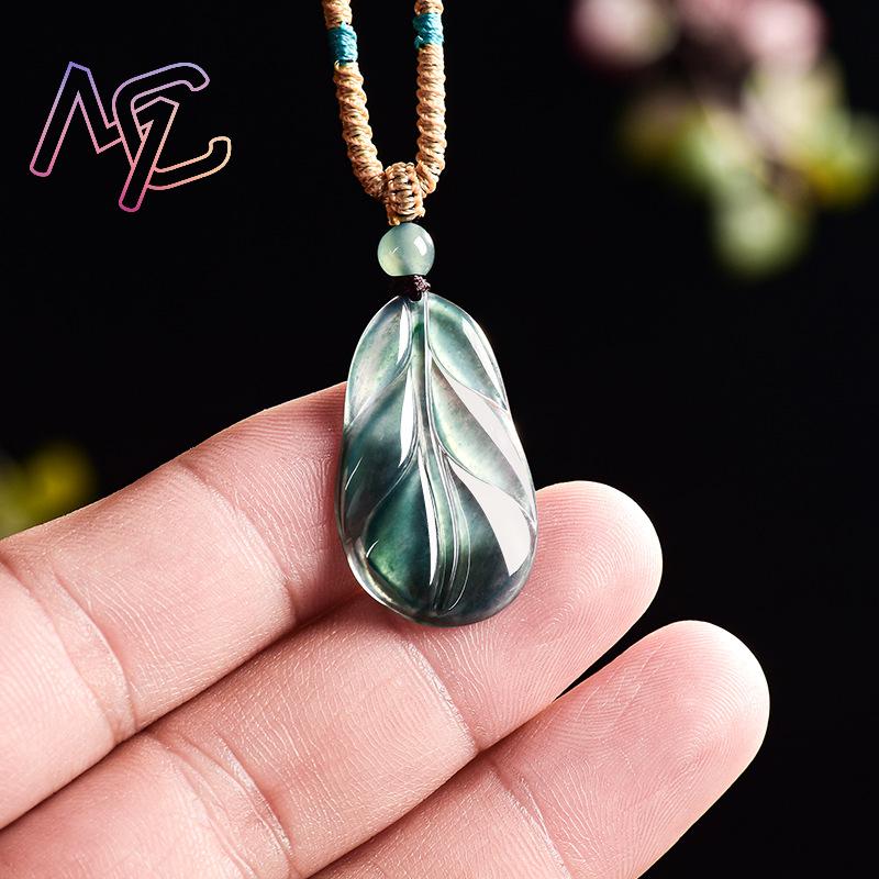 Myanmar Jadeite Leaf Pendant G - đánh giá và giá Vintage Fashion Designers