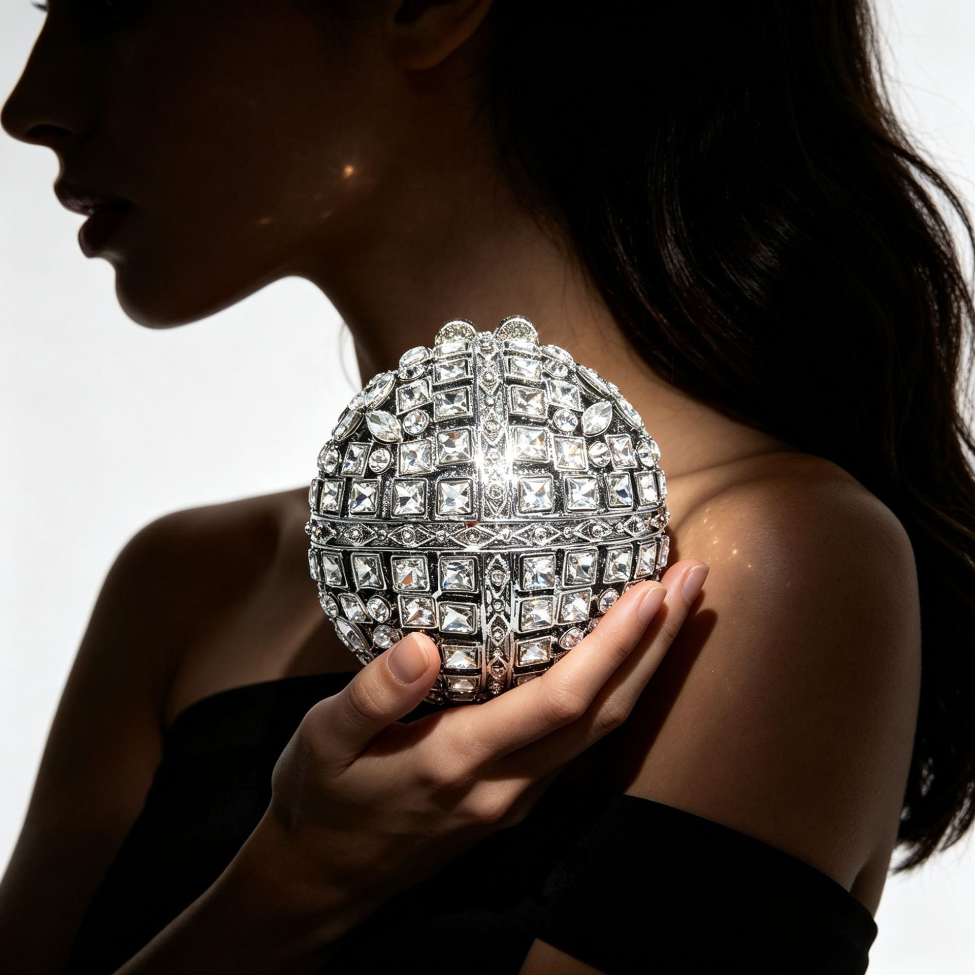 Glittering Sphere Clutch, Mult - đánh giá và giá Vintage Fashion Events