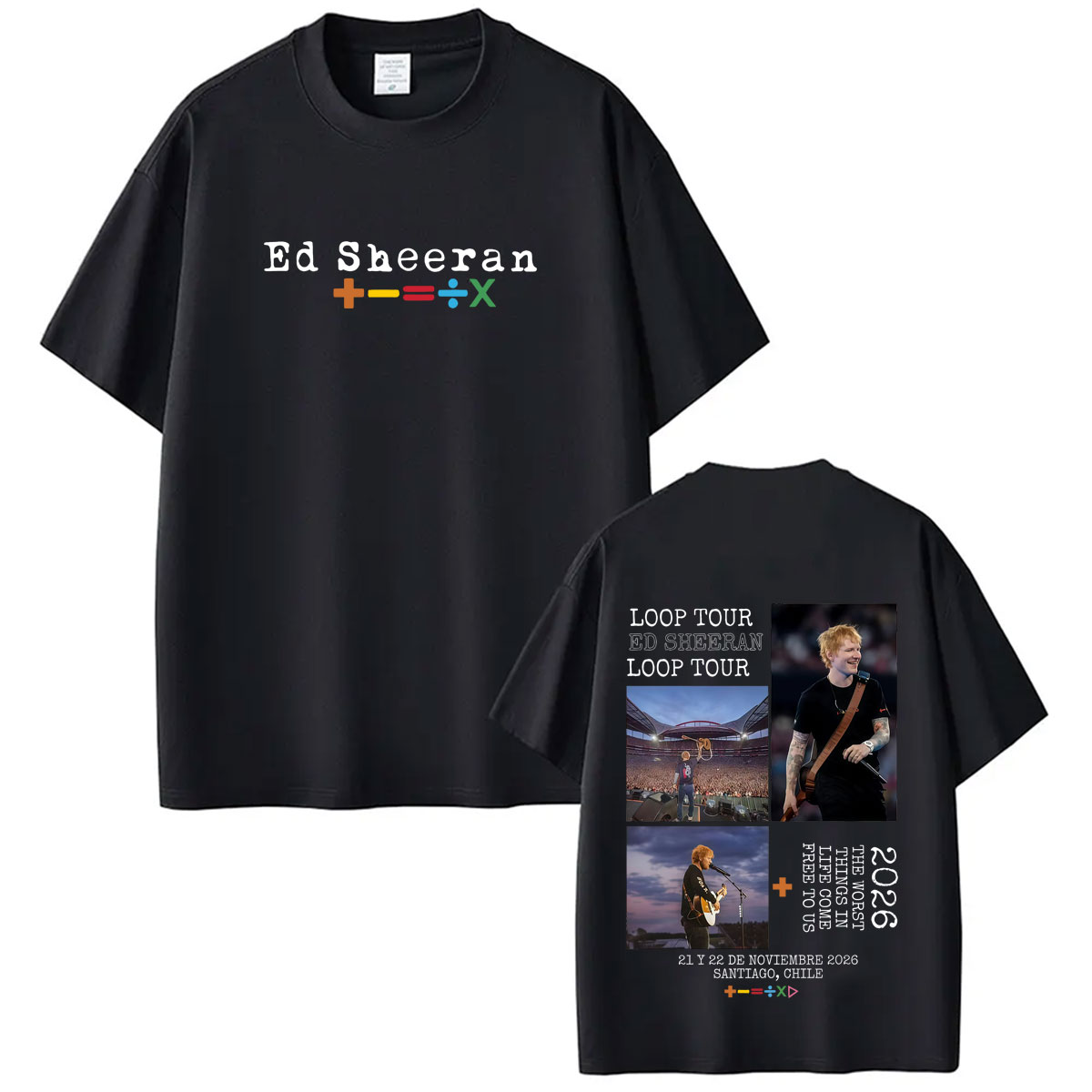 Ed Sheeran Loop Tour Australia - đánh giá và giá Vintage Fashion Australia