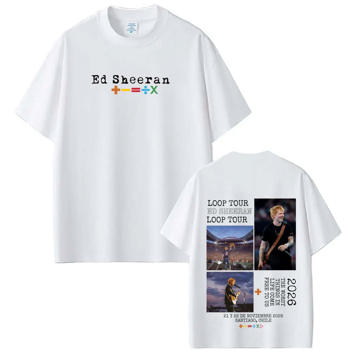 Ed Sheeran Loop Tour Australia - đánh giá và giá Vintage Fashion Australia