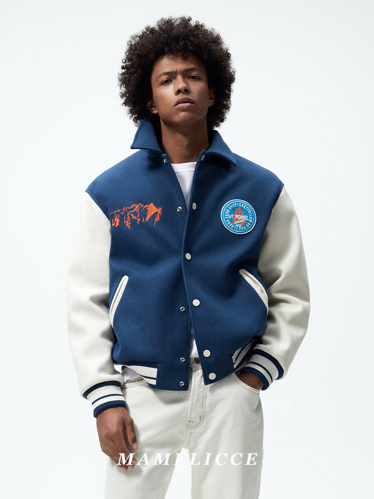 MAMELICCE Original design Amer - đánh giá và giá Varsity Jacket Wool