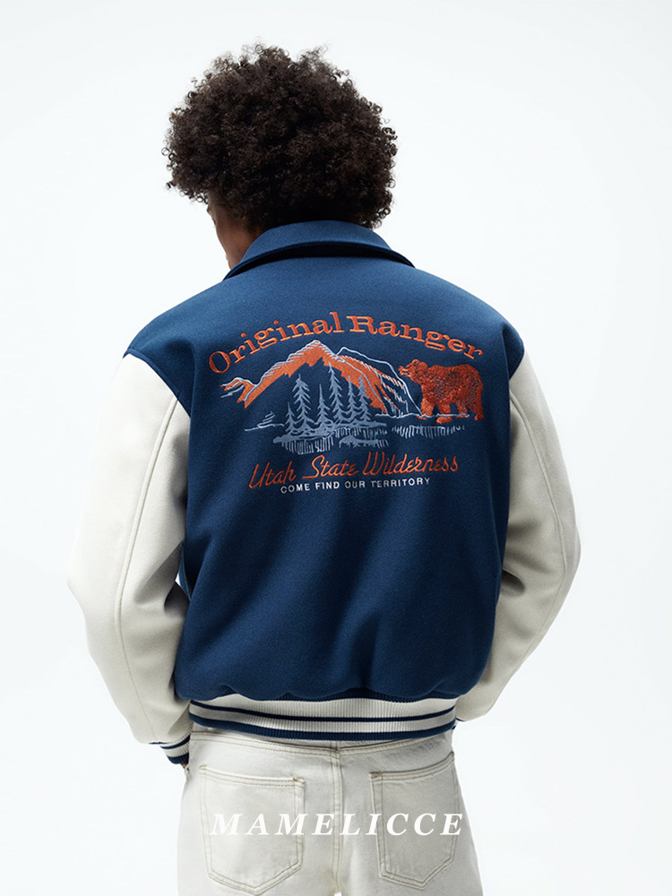 MAMELICCE Original design Amer - đánh giá và giá Varsity Jacket Wool