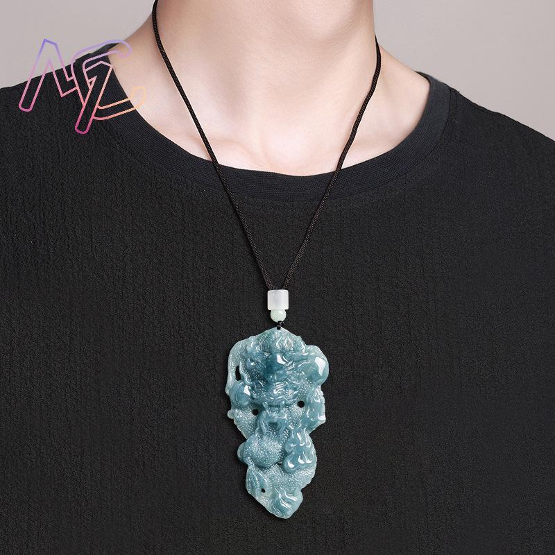 Myanmar Jadeite Dragon Pendant - đánh giá và giá Vintage Fashion Designers